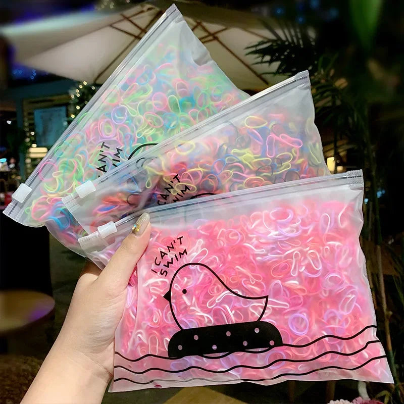 Colorful Kids Hair Tie Set